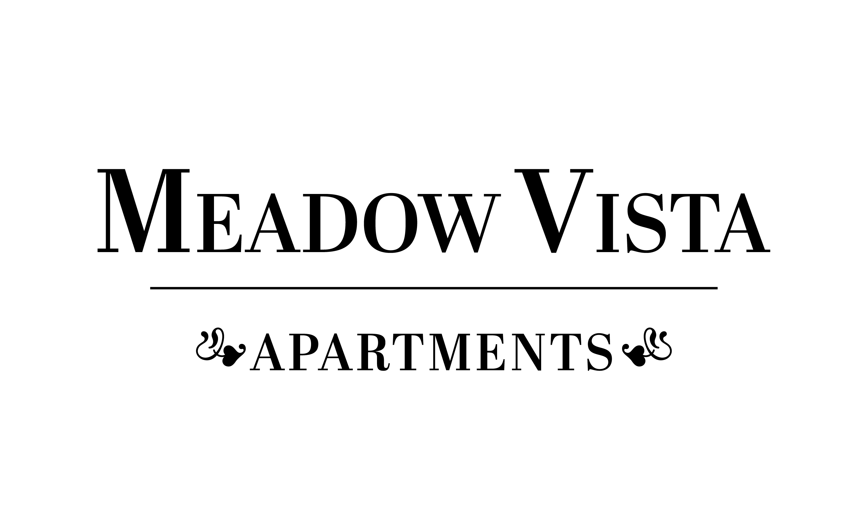 Meadow Vista logo black